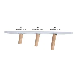 Arthur Berndt 2-teiliges Spar-Set Babyzimmer Lovis mit Kommodenfüßen 85 cm für die breite Wickelkommode* Babyzimmer Sets