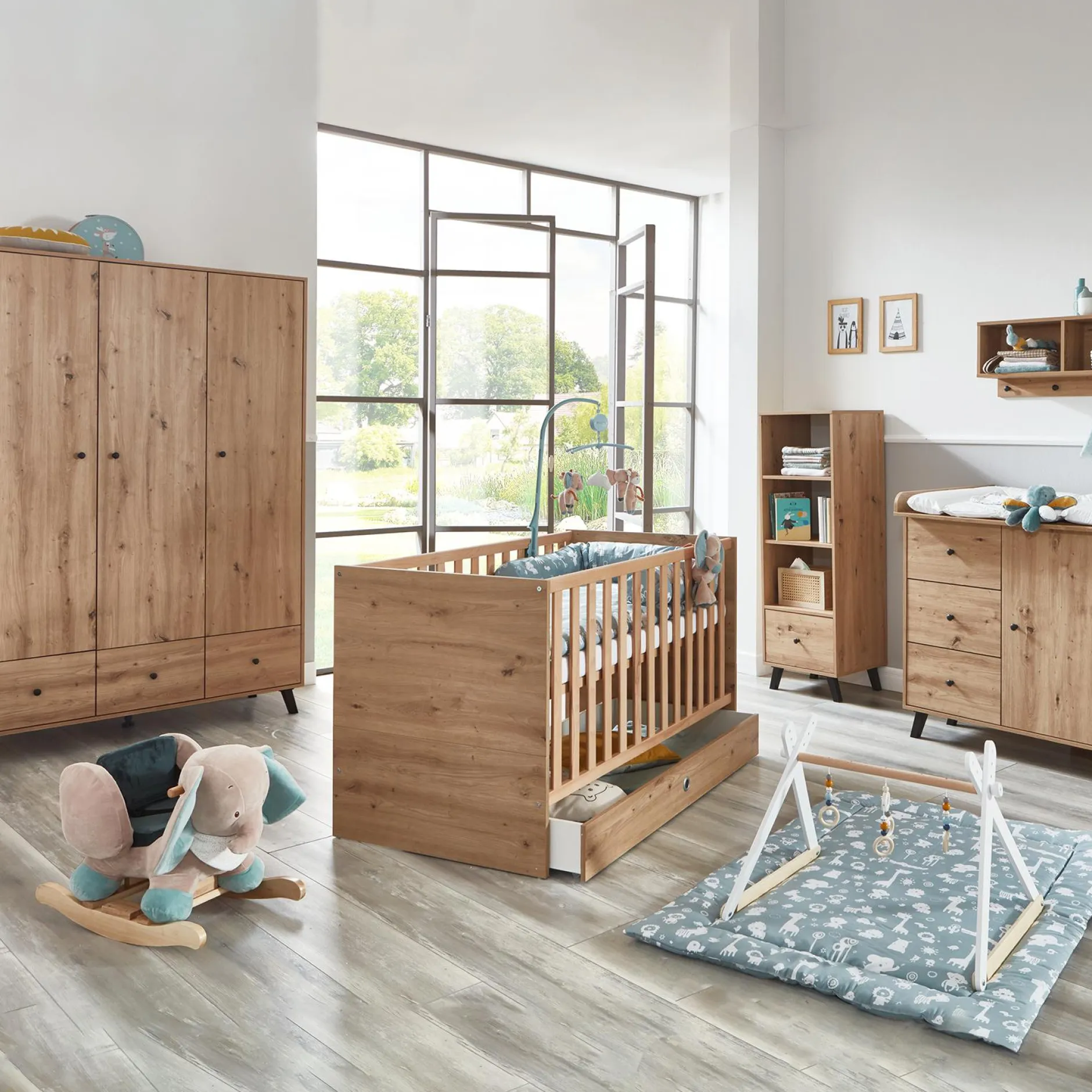 Arthur Berndt 3-teiliges Spar-Set Babyzimmer Niklas* Babyzimmer Sets|Babybetten