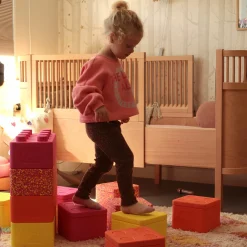 Bygge 12-teiliges Starterset FARVESPIL Leni*Kinder Konstruktionsspielzeug|Spielzeug Ab 3 Jahren