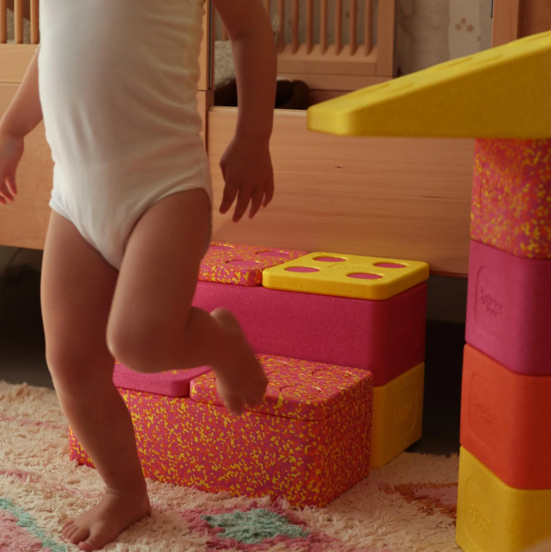 Bygge 12-teiliges Starterset FARVESPIL Leni*Kinder Konstruktionsspielzeug|Spielzeug Ab 3 Jahren