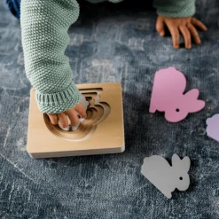 KINDSGUT Tier-Puzzle Hase*Kinder Lernspielzeug|Holzspielzeug