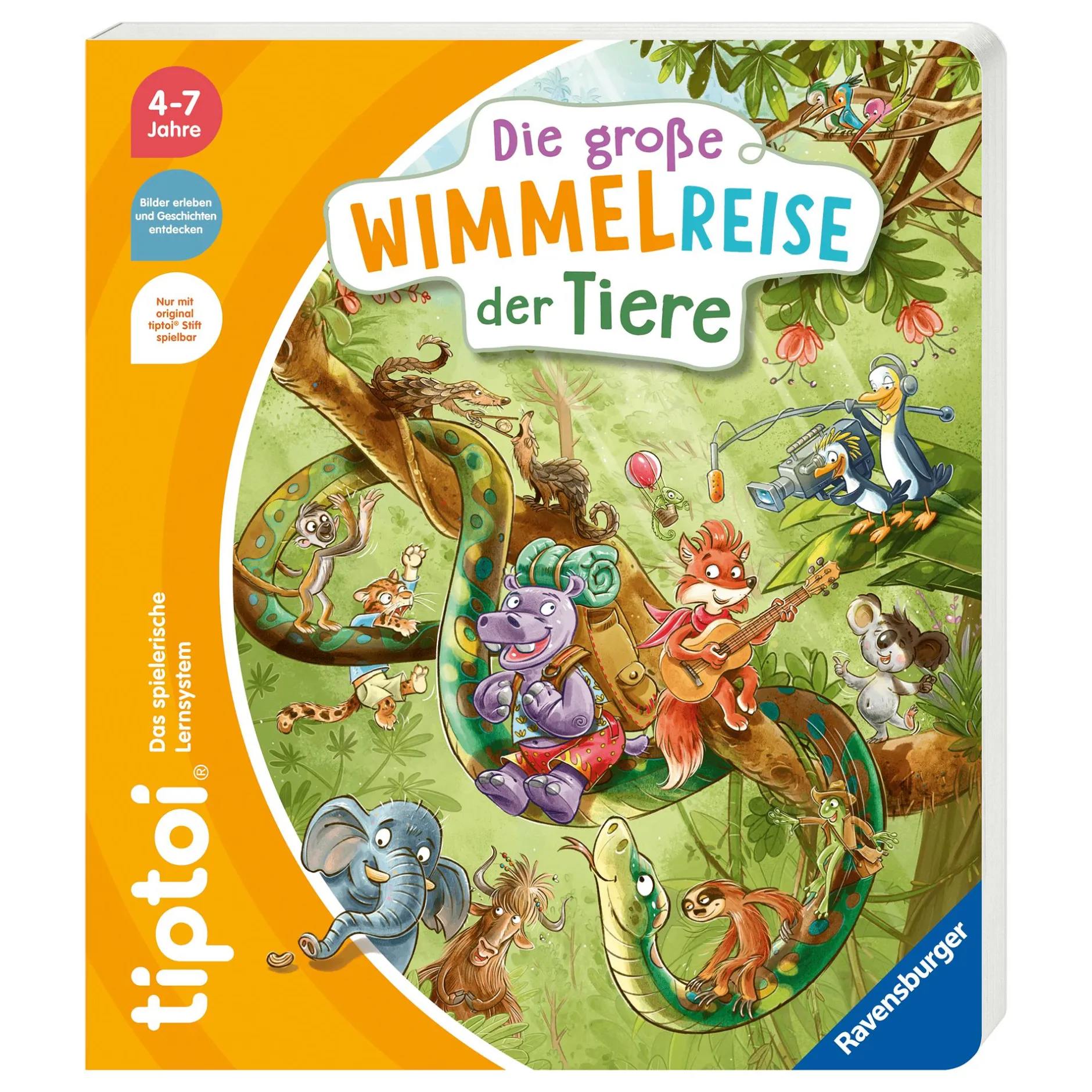 Tiptoi ® Die große Wimmelreise der Tiere*Kinder Lernspielzeug|Kinderbücher