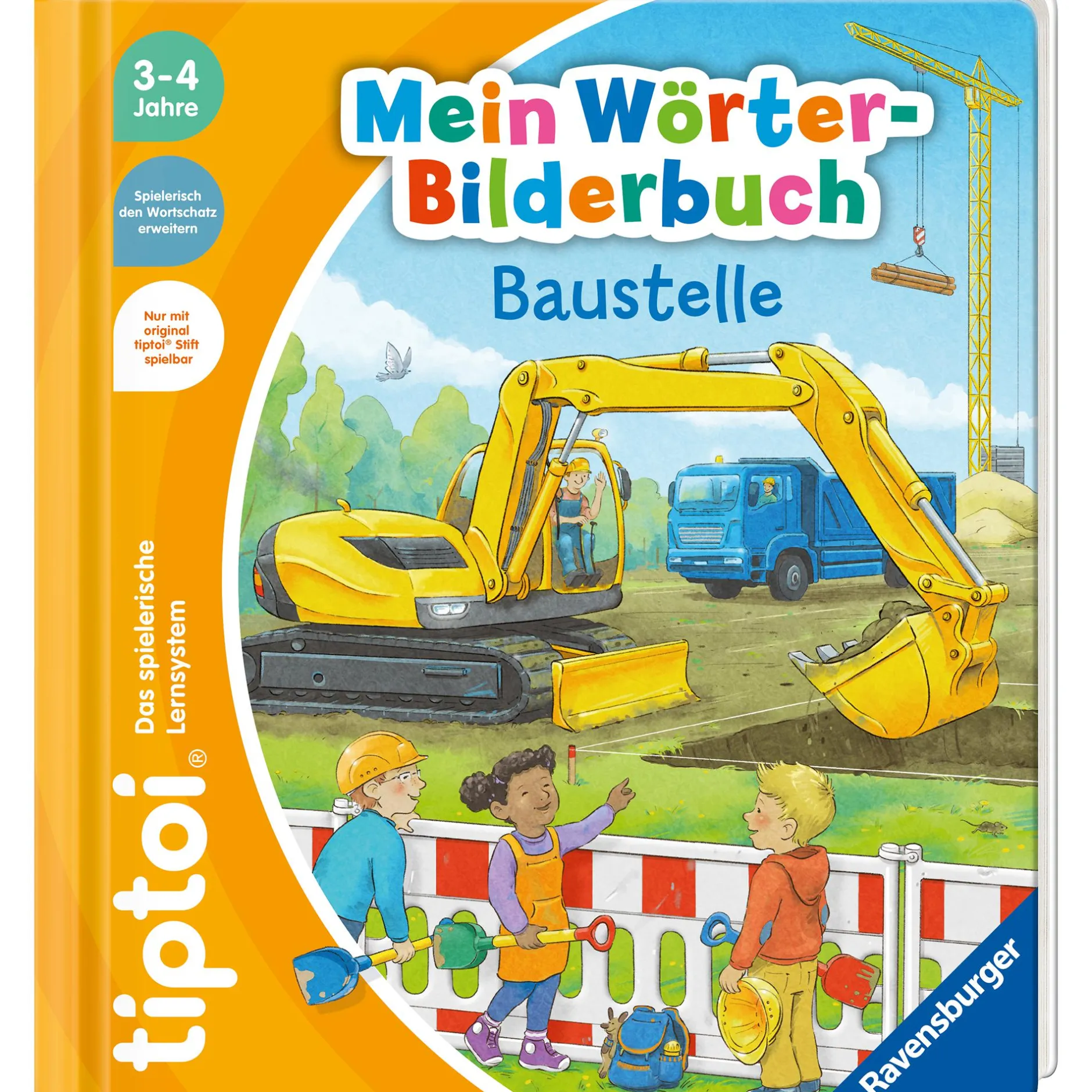 Tiptoi ® Mein Wörter-Bilderbuch Baustelle*Kinder Kinderbücher|Spielzeug Ab 3 Jahren