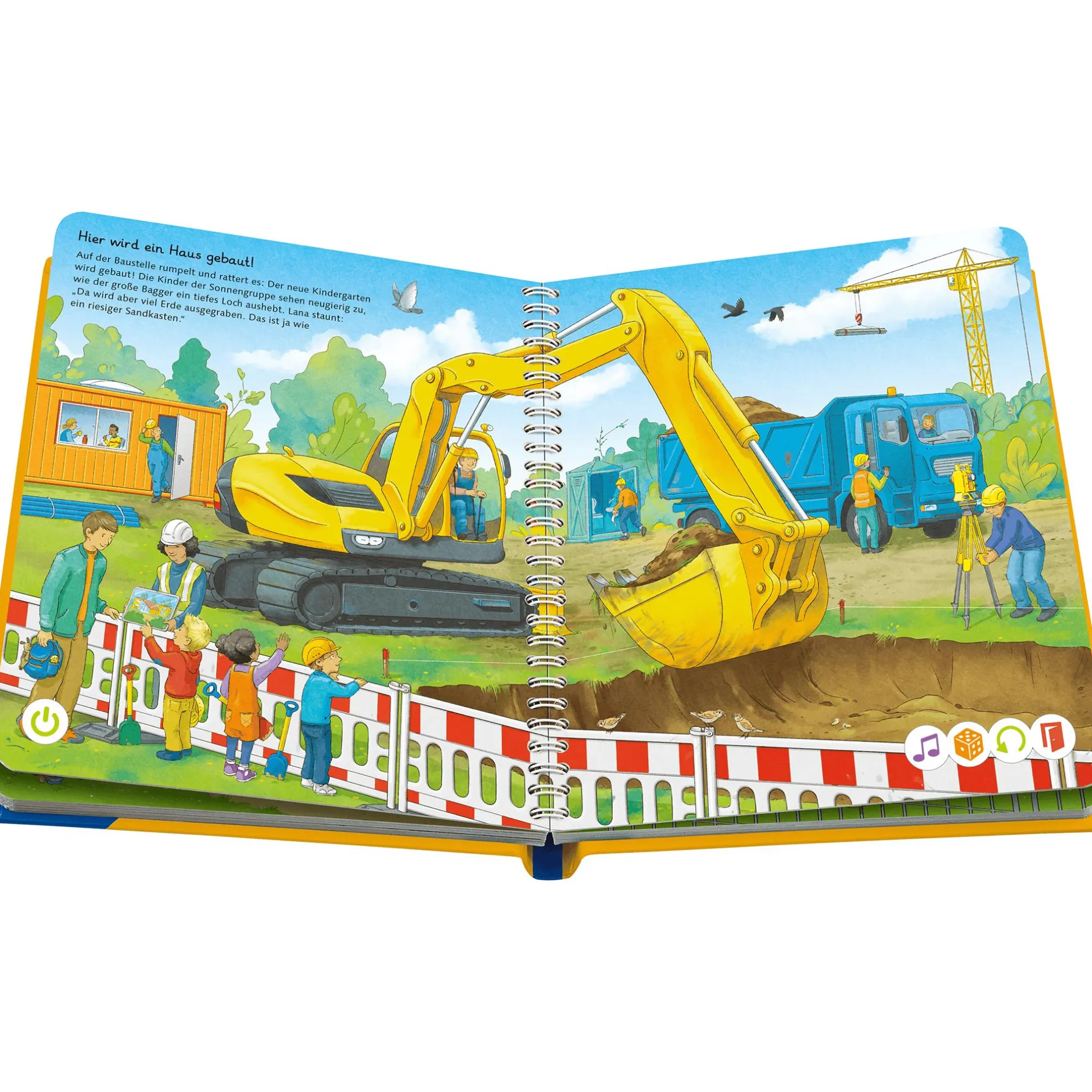 Tiptoi ® Mein Wörter-Bilderbuch Baustelle*Kinder Kinderbücher|Spielzeug Ab 3 Jahren
