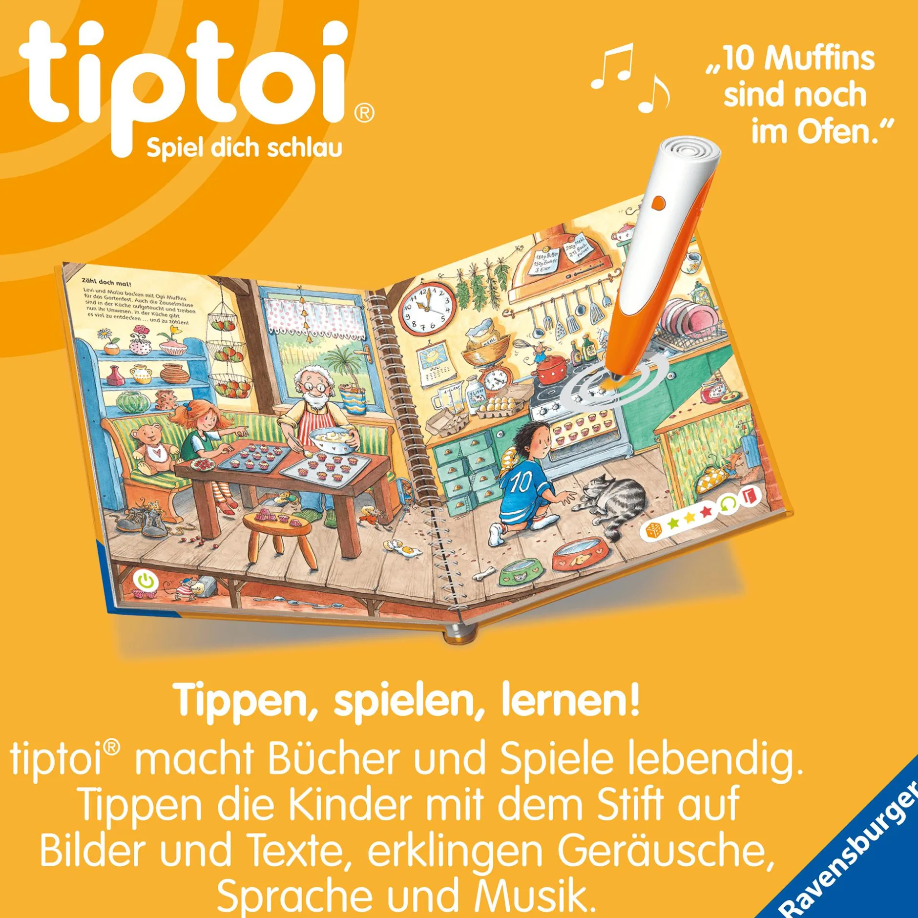 Tiptoi ® Meine Lern-Spiel-Welt: Zahlen und Mengen*Kinder Kinderbücher|Spielzeug Ab 4 Jahren