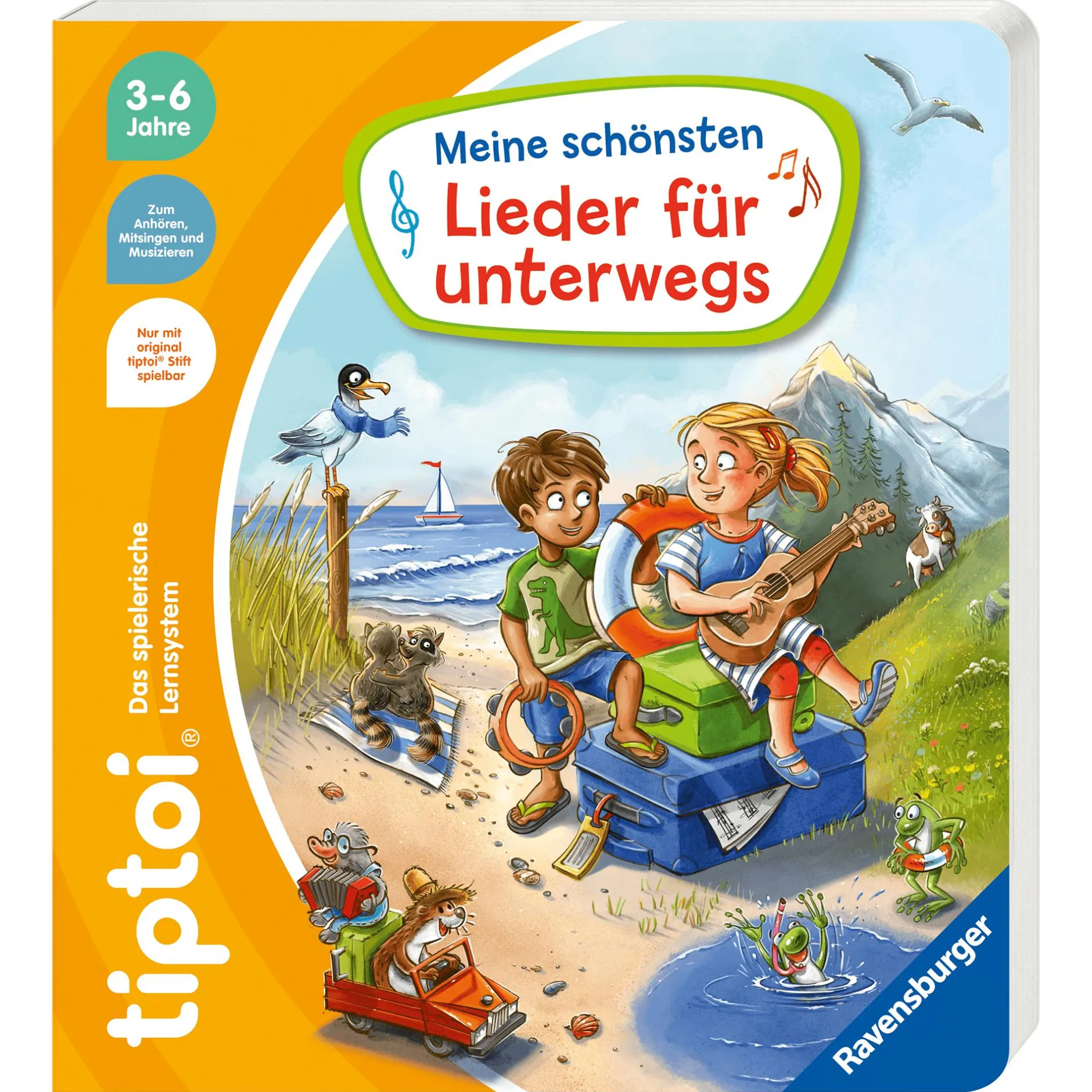 Tiptoi ® Meine schönsten Lieder für unterwegs*Kinder Lernspielzeug|Kinderbücher