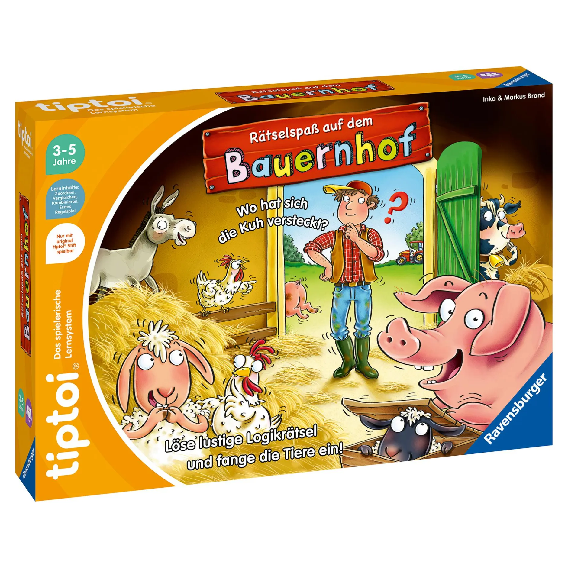 Tiptoi ® Rätselspaß auf dem Bauernhof*Kinder Lernspielzeug|Spielzeug Ab 3 Jahren