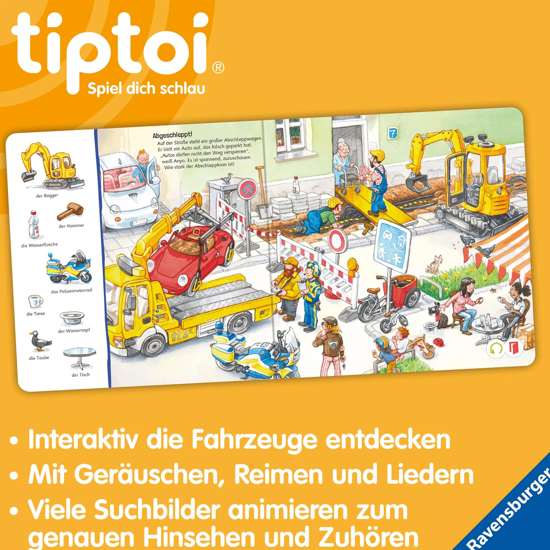 Tiptoi ® Suchen und Entdecken - Fahrzeuge*Kinder Kinderbücher|Spielzeug Ab 2 Jahre