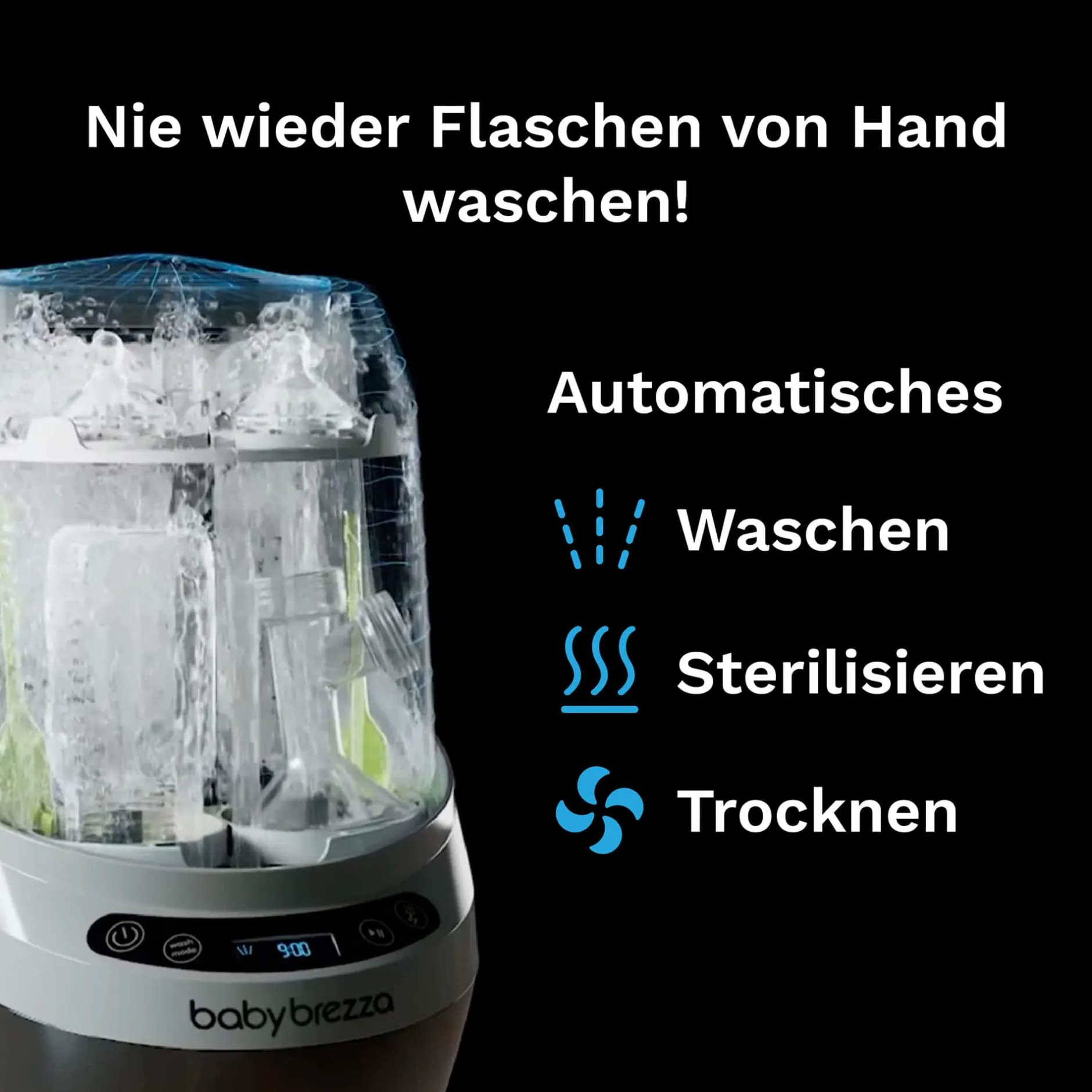 babybrezza Tischspülmaschine Bottle Washer Pro* Vaporisatoren