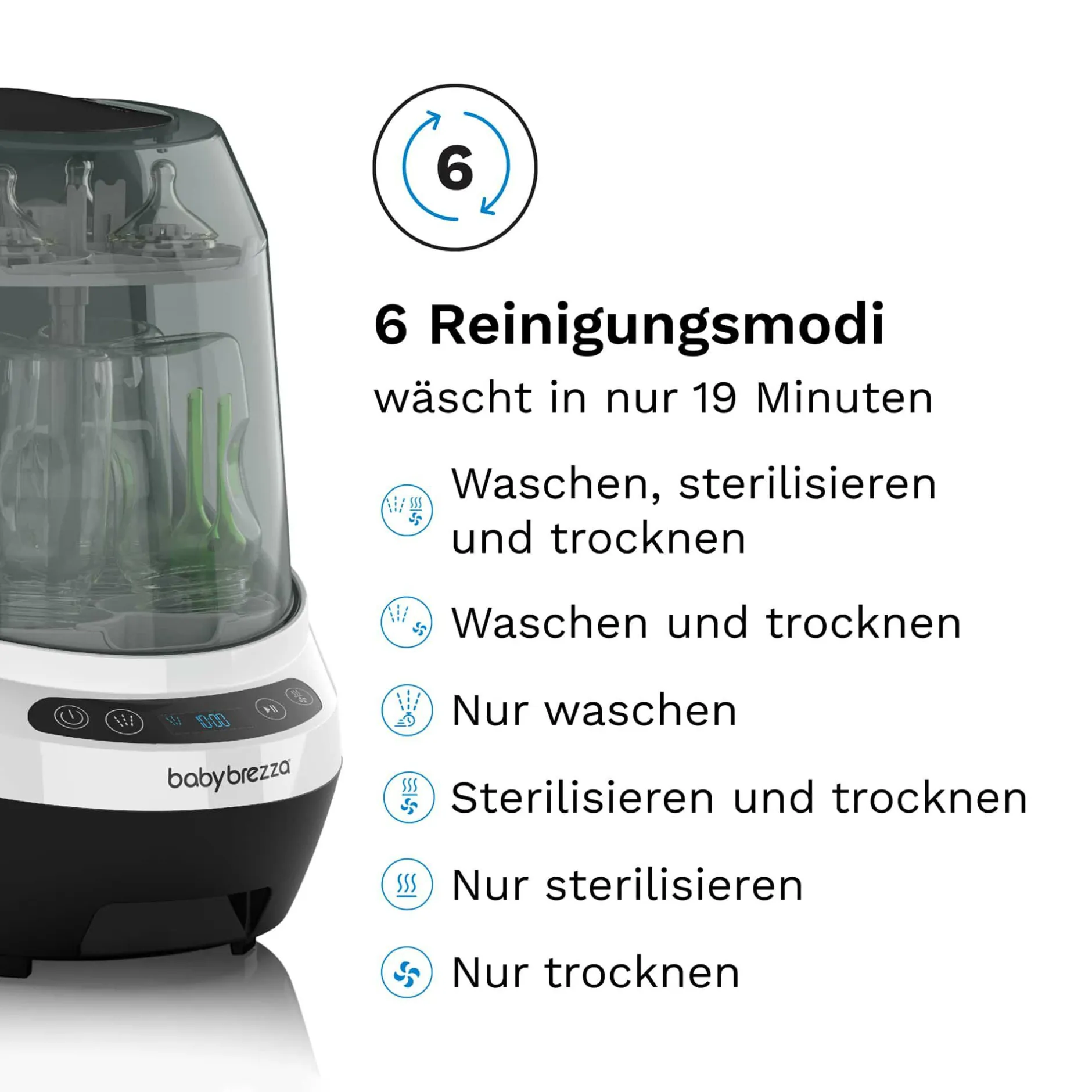 babybrezza Tischspülmaschine Bottle Washer Pro* Vaporisatoren