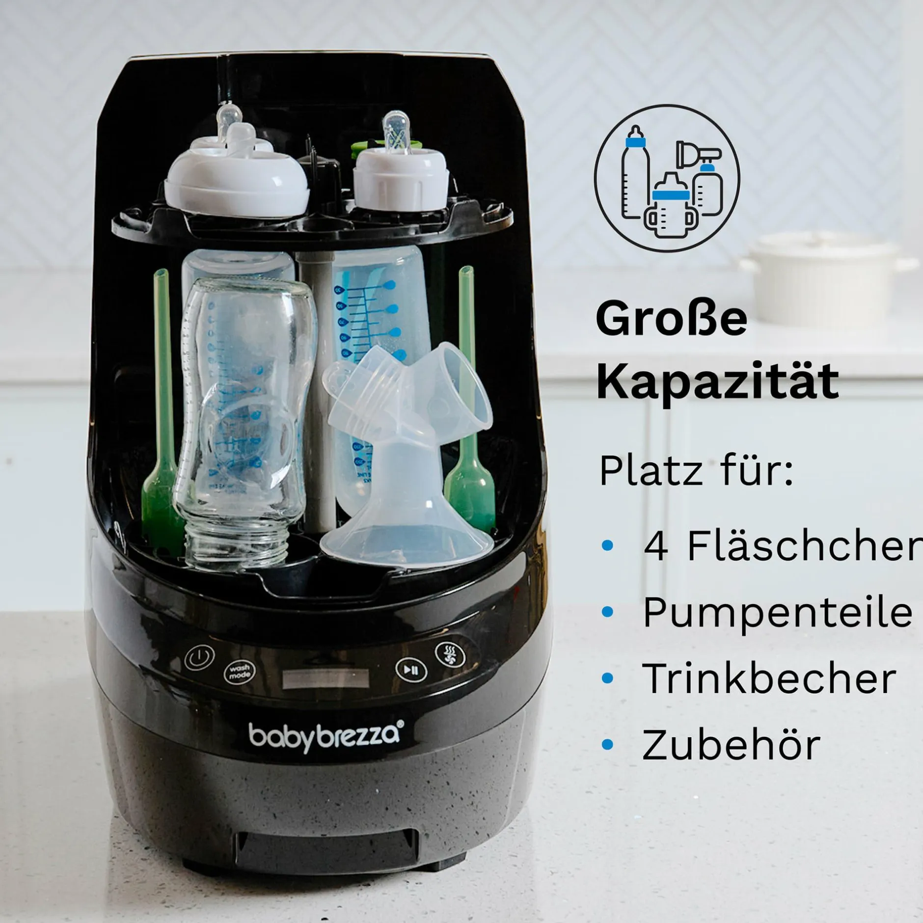 babybrezza Tischspülmaschine Bottle Washer Pro* Vaporisatoren