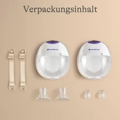 Lansinoh tragbare Doppelmilchpumpe* Milchpumpen