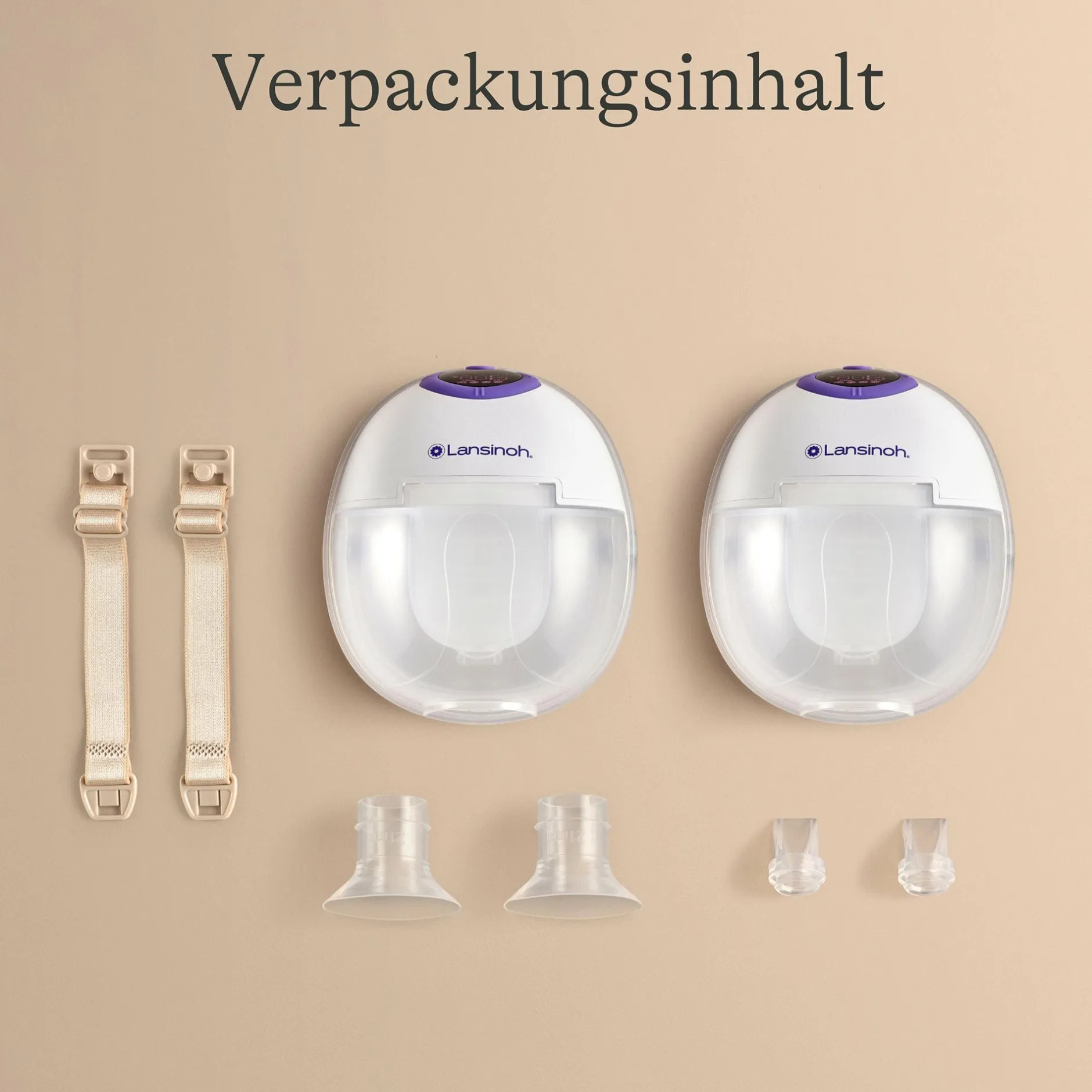 Lansinoh tragbare Doppelmilchpumpe* Milchpumpen