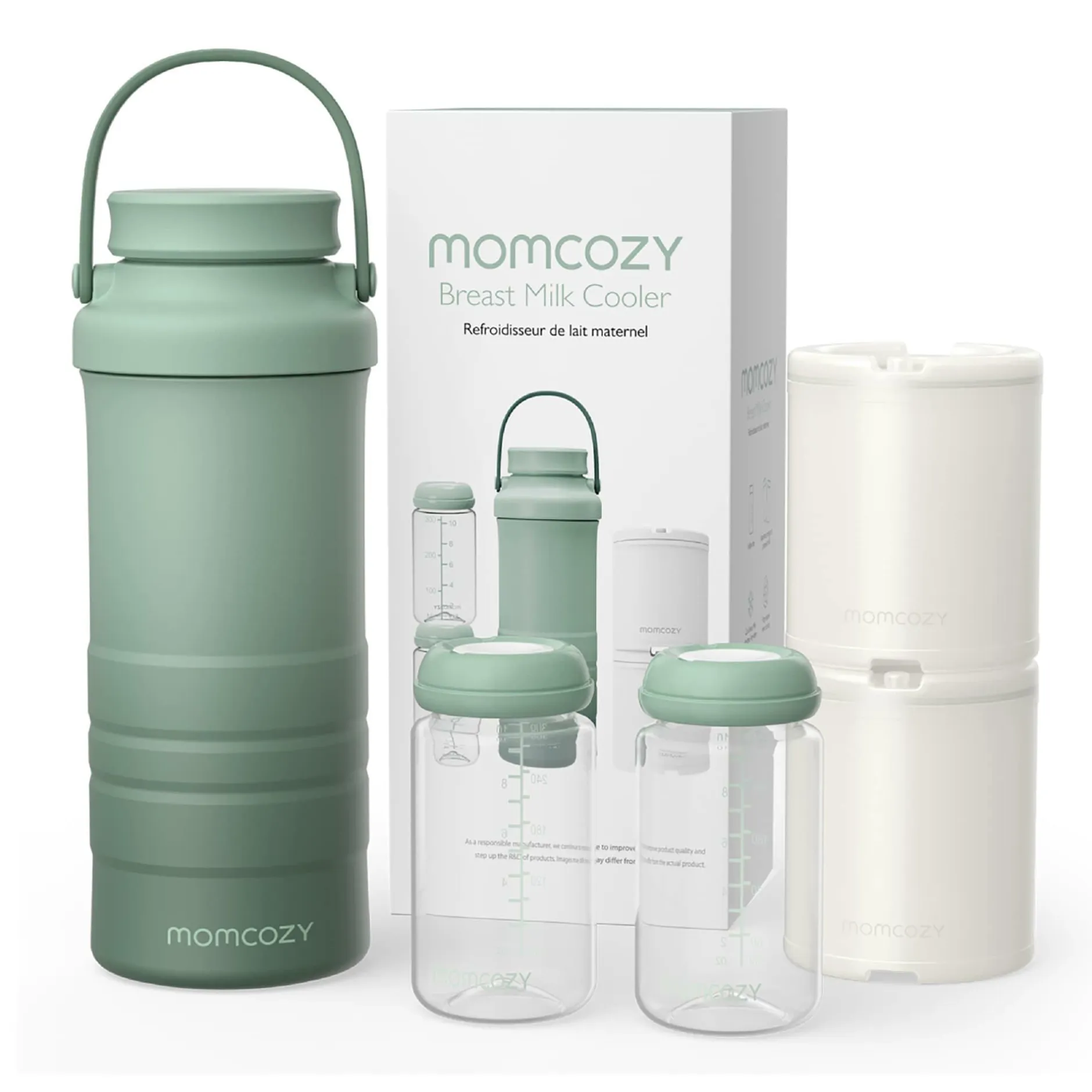 momcozy tragbare Muttermilchkühlbox* Nahrungsbehälter|Flaschen & Sauger