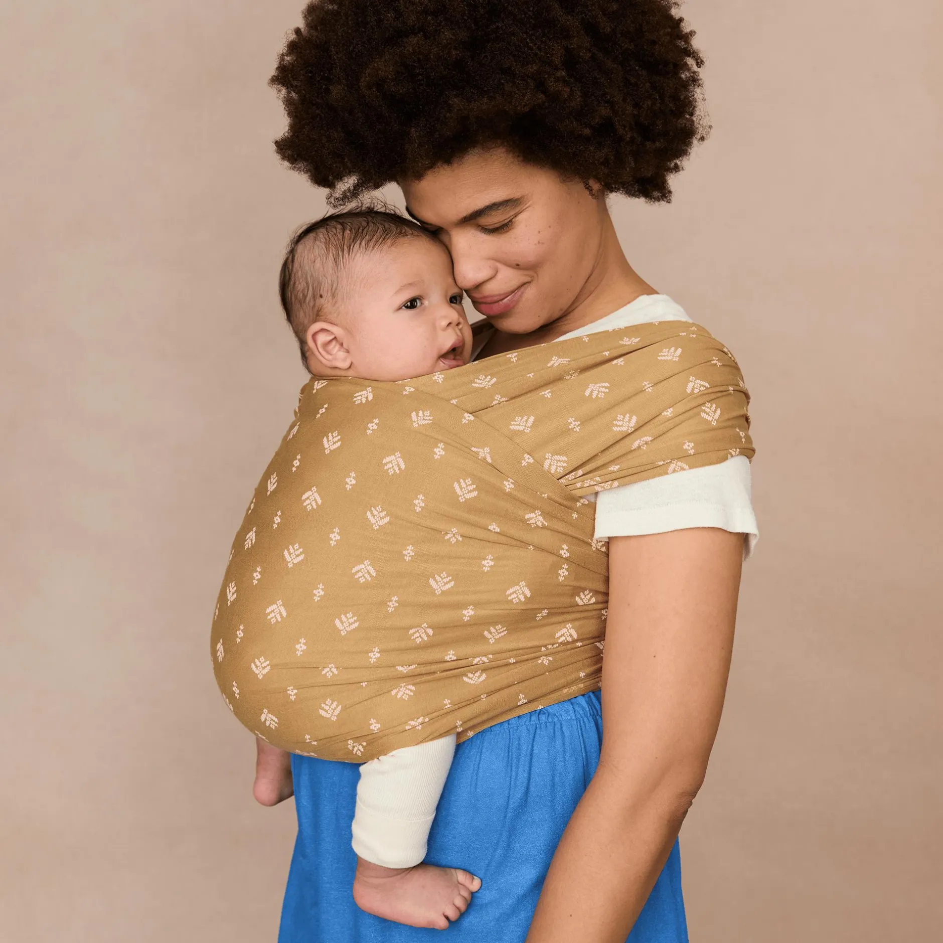 ERGObaby Tragetuch Aura Camel Harvest 100 % Tencel Lyocell* Tragetücher