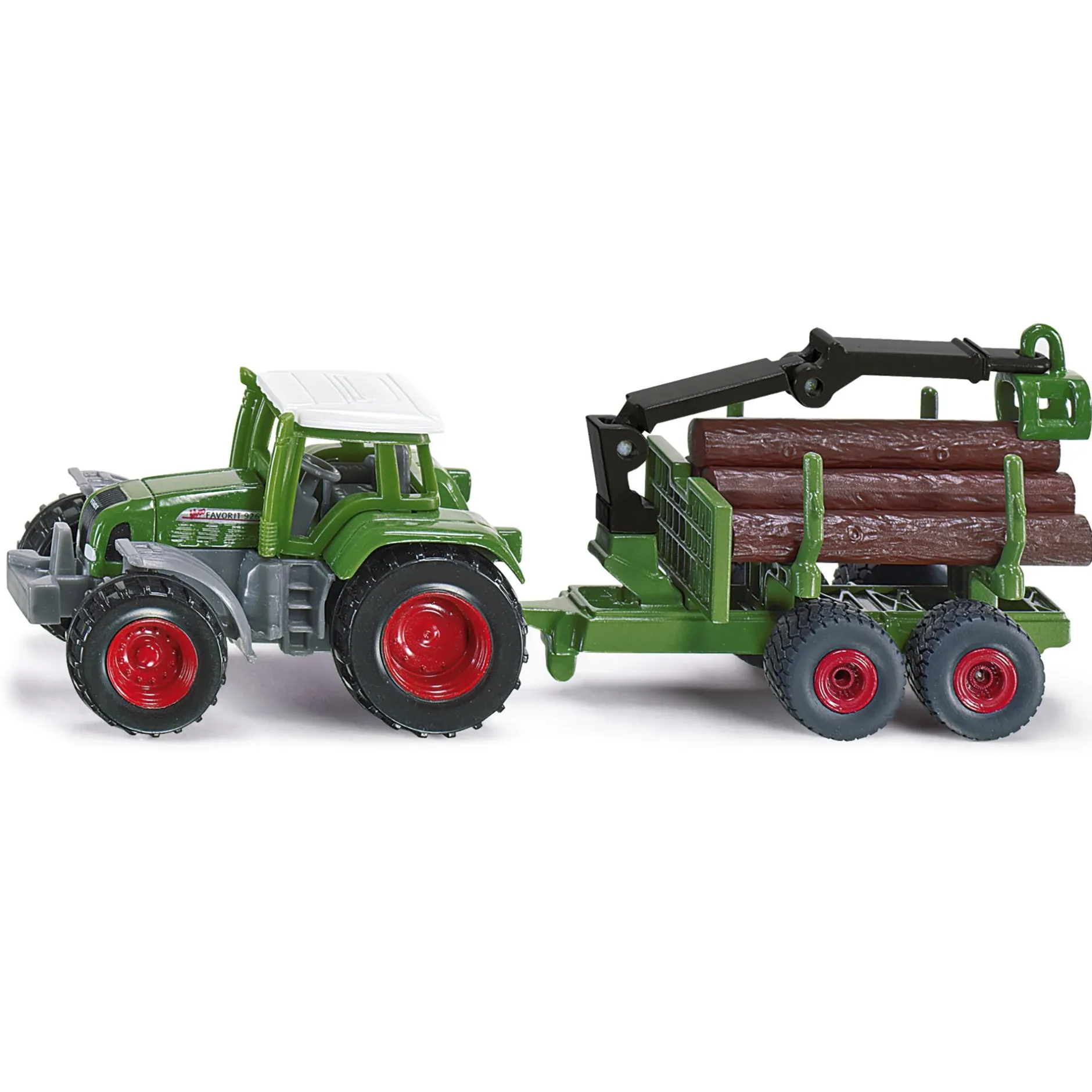 siku Traktor mit Forstanhänger (1645)*Kinder Lernspielzeug|Spielzeug Ab 3 Jahren