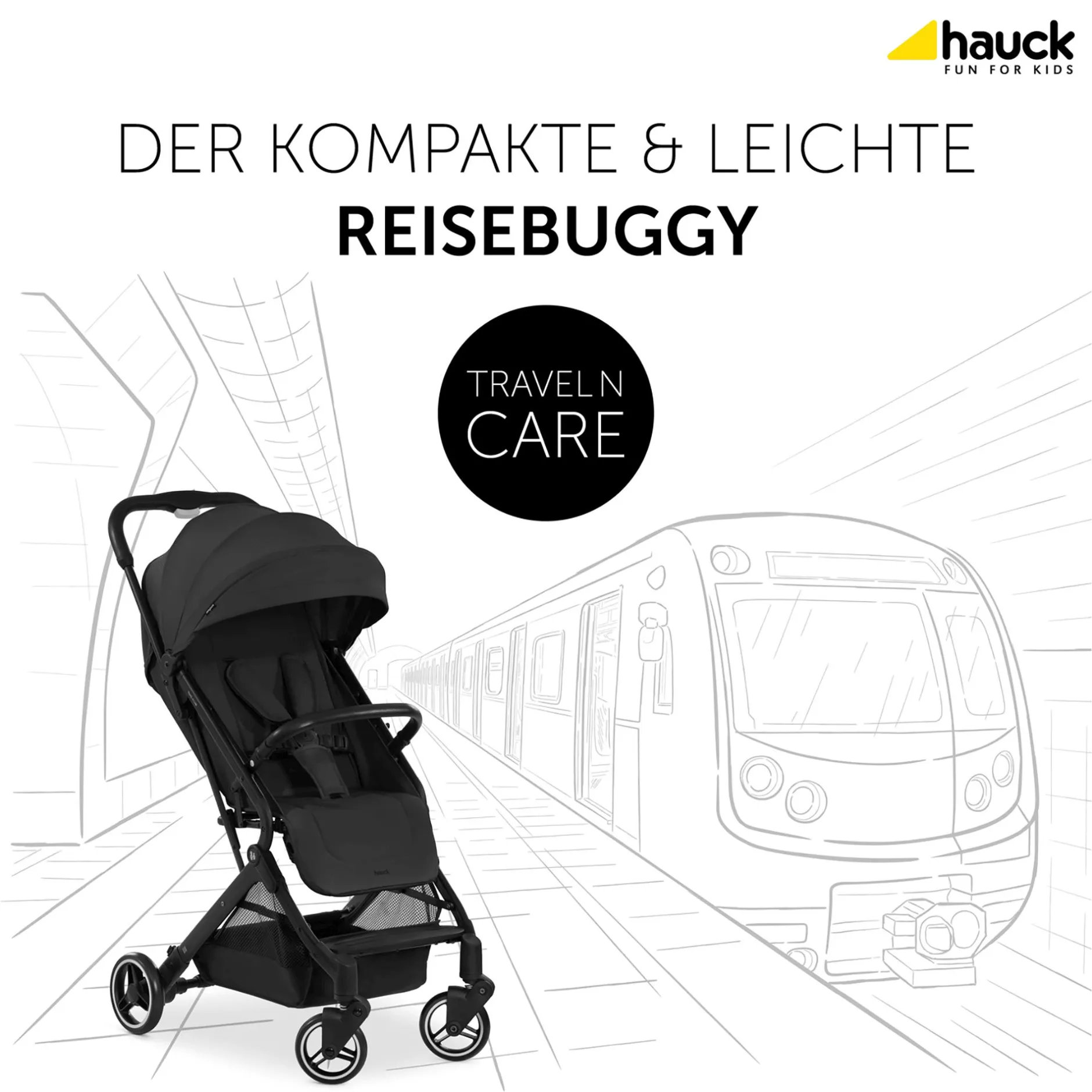 hauck Travel N Care Black*Kinder Reisebuggys|Buggys