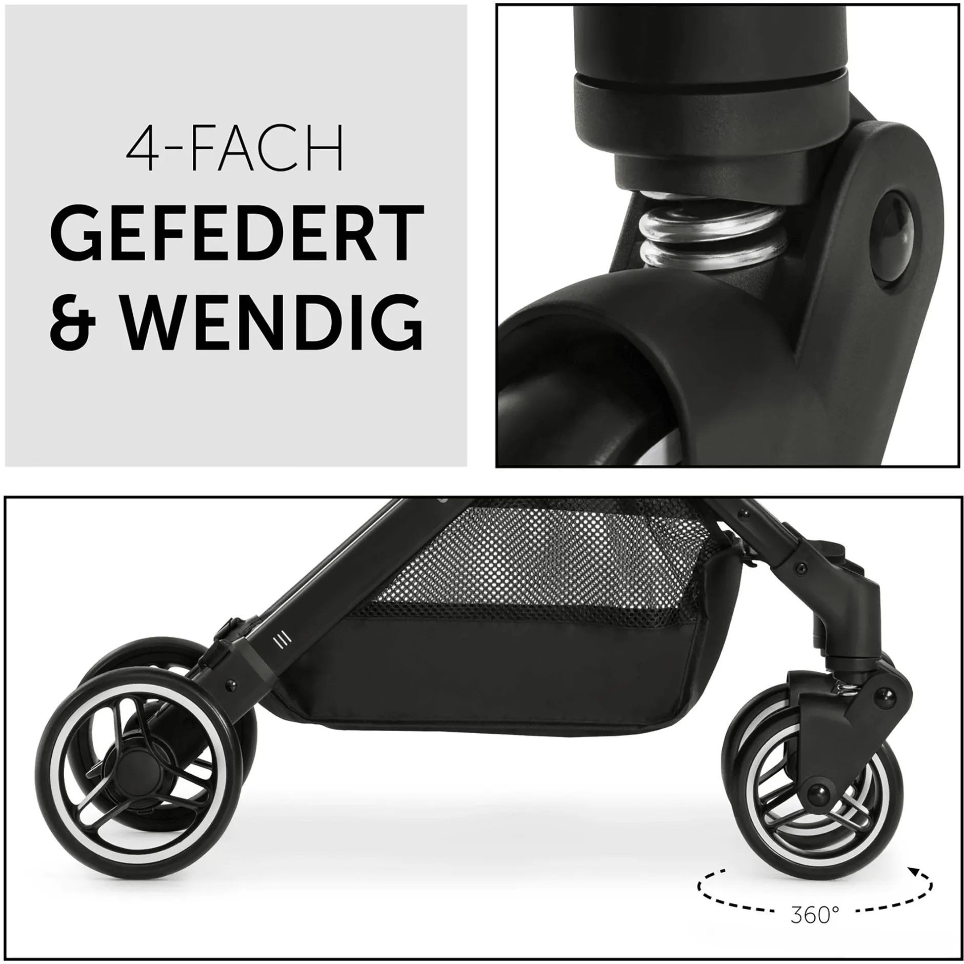 hauck Travel N Care Black*Kinder Reisebuggys|Buggys