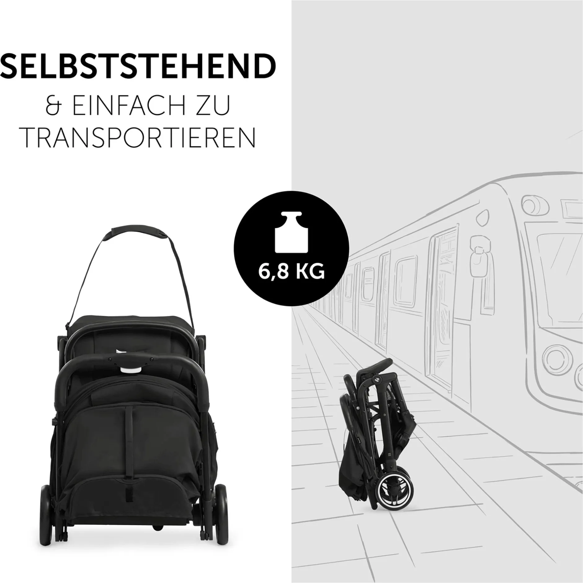 hauck Travel N Care Black*Kinder Reisebuggys|Buggys