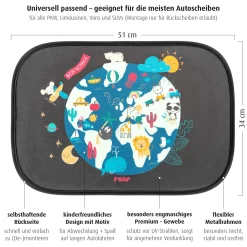 reer TravelKid Sun Auto-Sonnenschutz*Kinder Kindersitz Zubehör