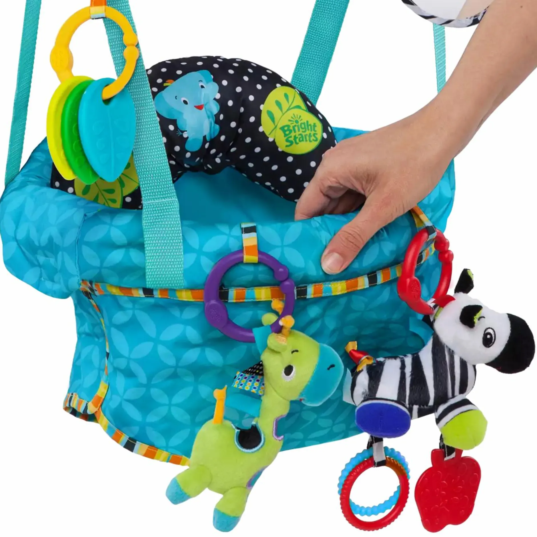 BrightStarts Türhopser Bounce 'n Spring Deluxe*Kinder Lauflernwagen