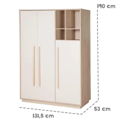roba 3-türiger Kleiderschrank Elva* Kleiderschränke