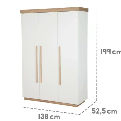 roba 3-türiger Kleiderschrank Lumo* Kleiderschränke