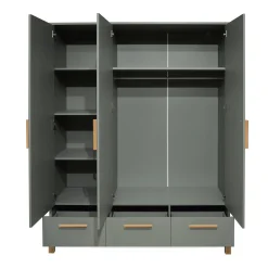Mu00e4usbacher 3-türiger Kleiderschrank Oli* Kleiderschränke
