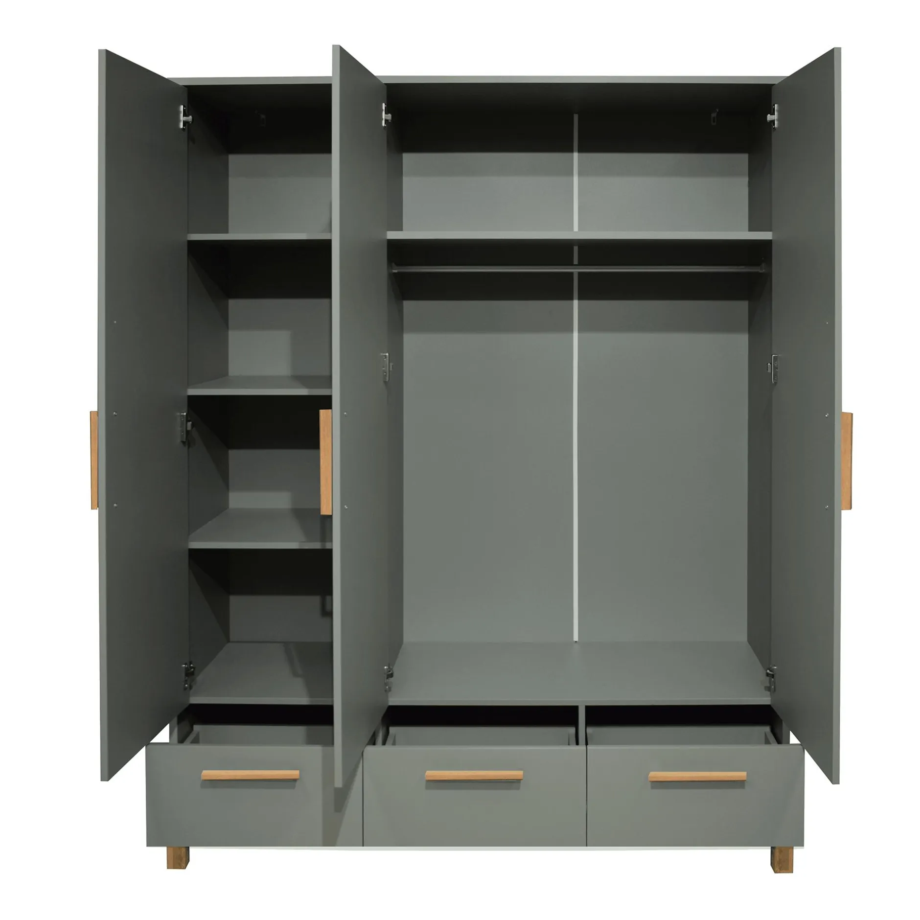 Mu00e4usbacher 3-türiger Kleiderschrank Oli* Kleiderschränke
