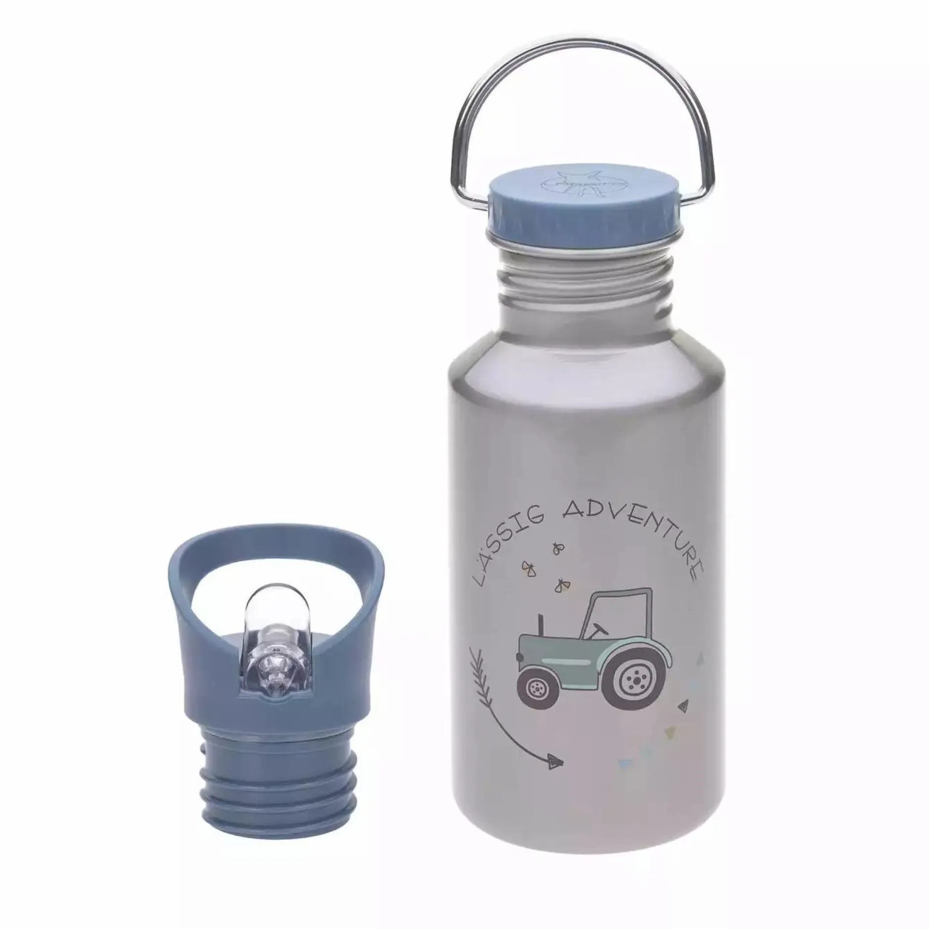 Lu00c4SSIG Trinkflasche Edelstahl Adventure Traktor* Flaschen & Sauger