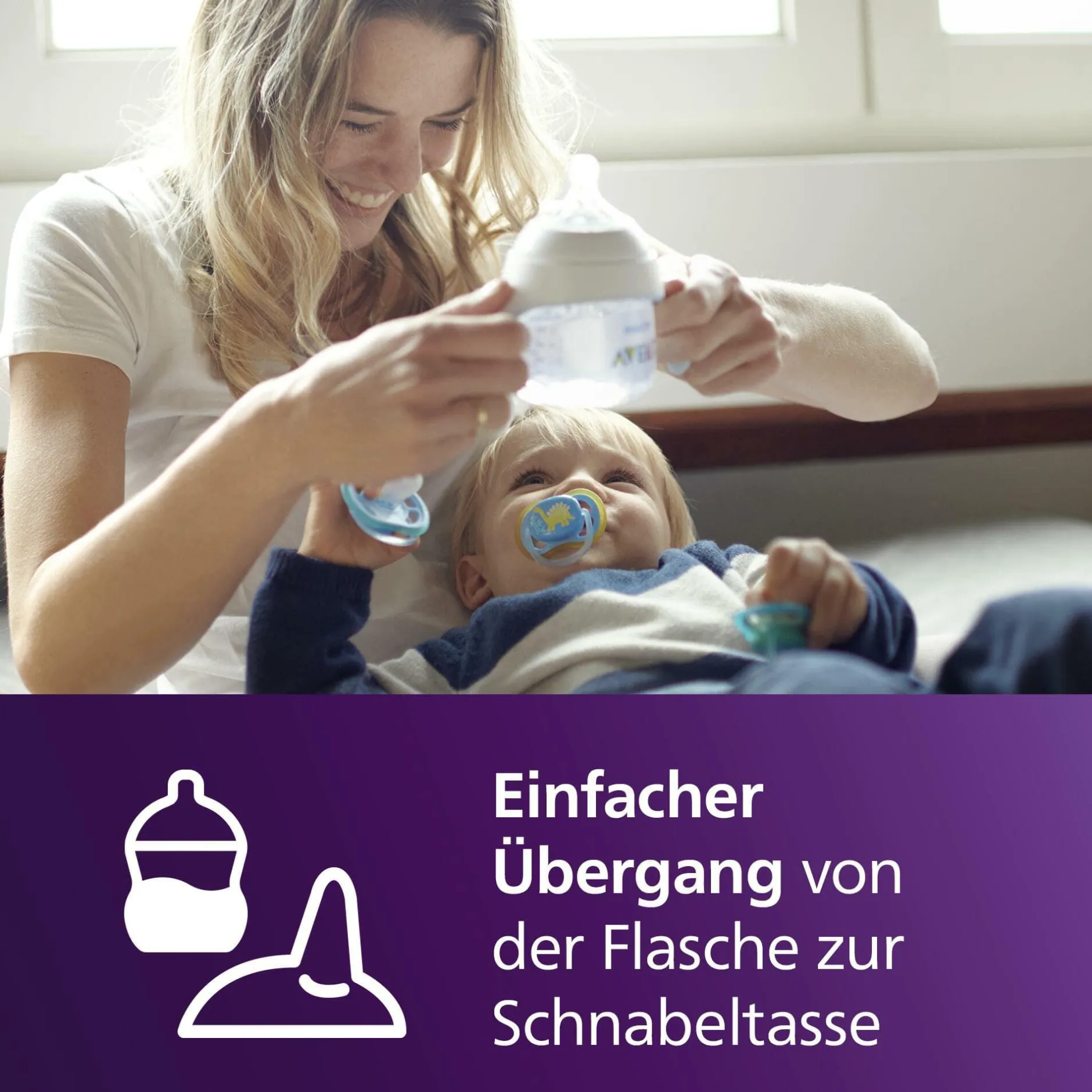 PHILIPS AVENT Trinklernbecher Natural Response SCF263/61* Flaschen & Sauger