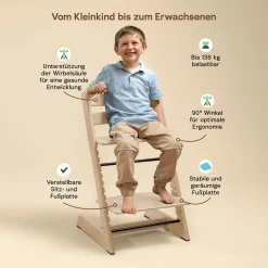 STOKKE Trio Set Tripp Trapp® Buche Black* Treppenhochstühle