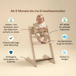 STOKKE Trio Set Tripp Trapp® Buche Natural* Treppenhochstühle