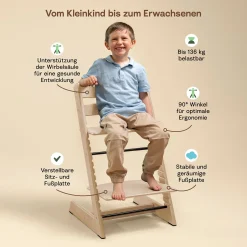 STOKKE Trio Set Tripp Trapp® Buche Storm Grey* Treppenhochstühle
