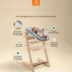 STOKKE Trio Set Tripp Trapp® Buche White* Treppenhochstühle