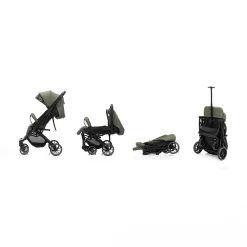 LITTLE ONE Trip Plus Green Melange*Kinder Buggys