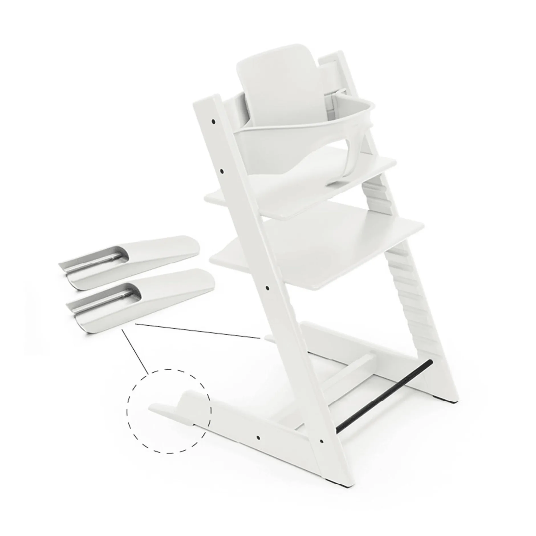 STOKKE Tripp Trapp® Baby Set² White* Hochstuhl Zubehör|Treppenhochstühle