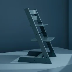 STOKKE Tripp Trapp® Buche Fjord Blue* Treppenhochstühle