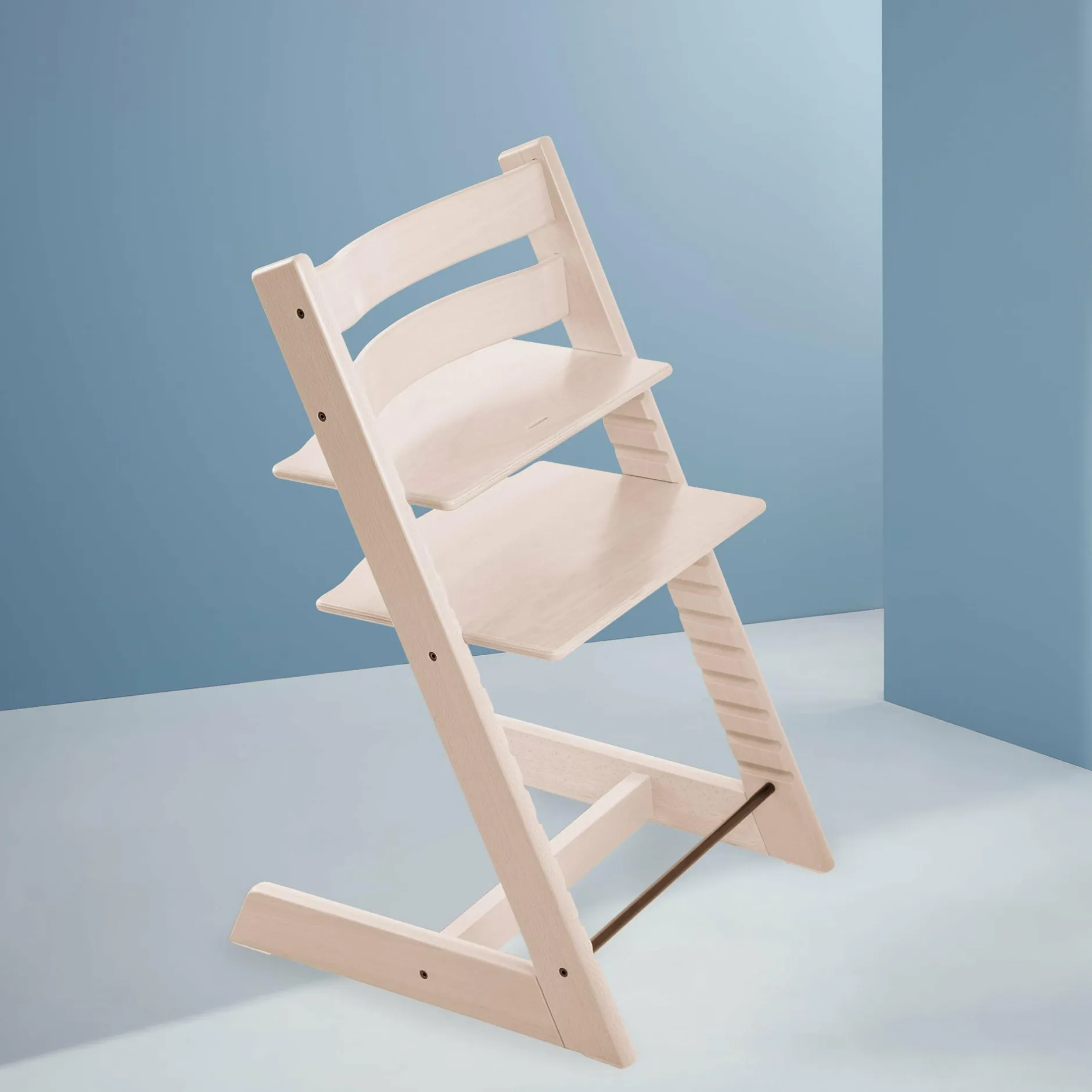 STOKKE Tripp Trapp® Buche Whitewash* Treppenhochstühle