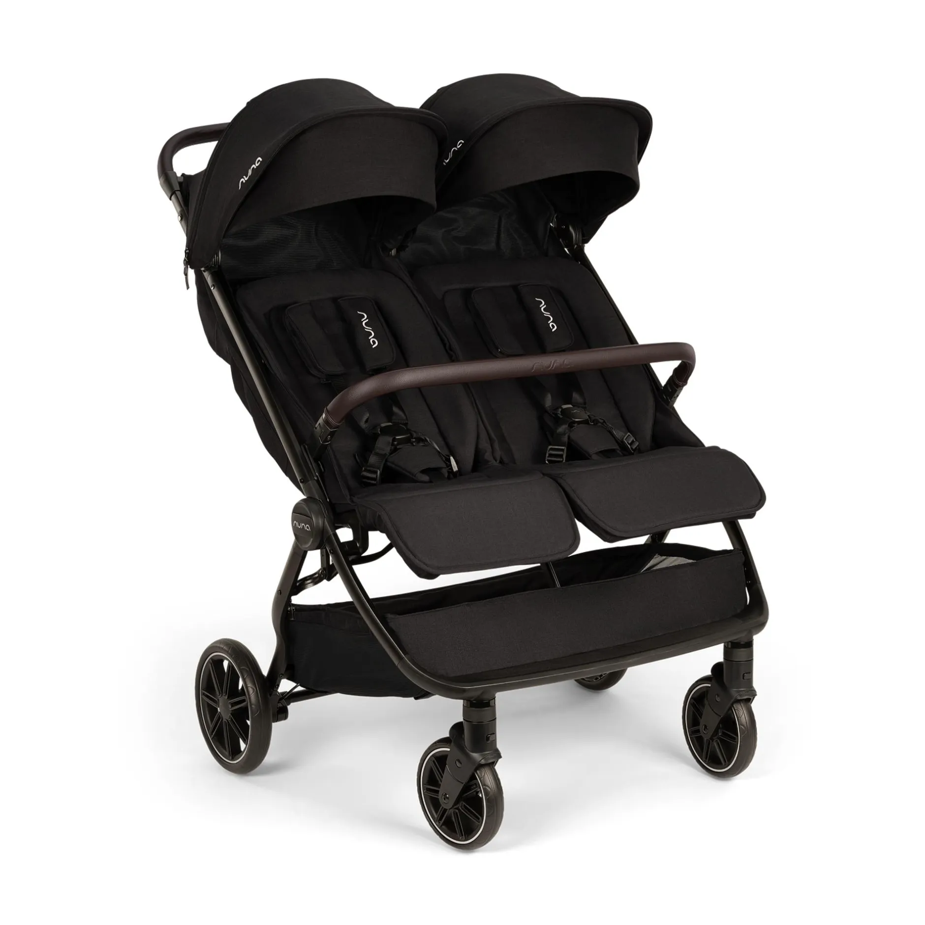 nuna TRVL dubl Caviar*Kinder Zwillingswagen & Geschwisterwagen