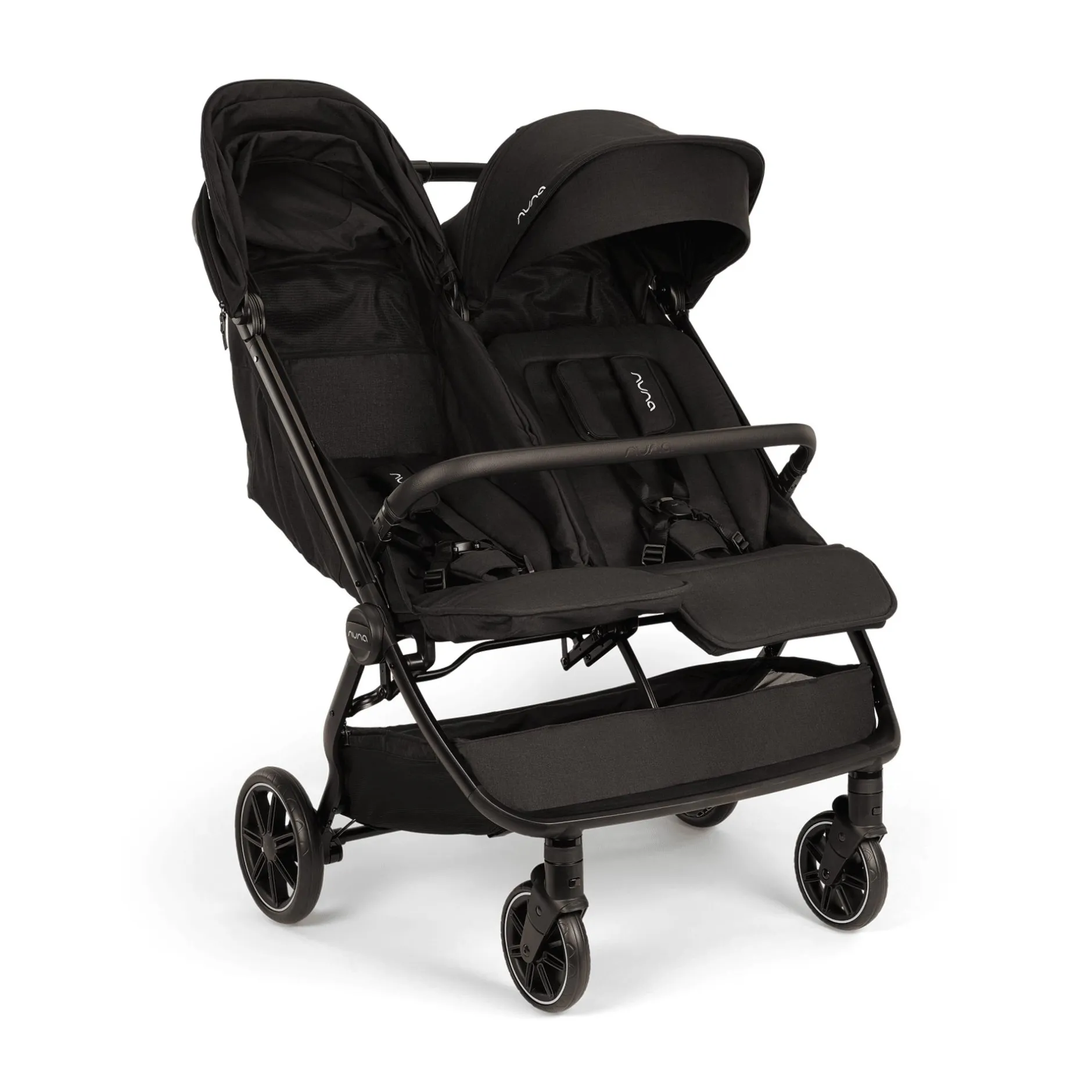 nuna TRVL dubl Caviar*Kinder Zwillingswagen & Geschwisterwagen