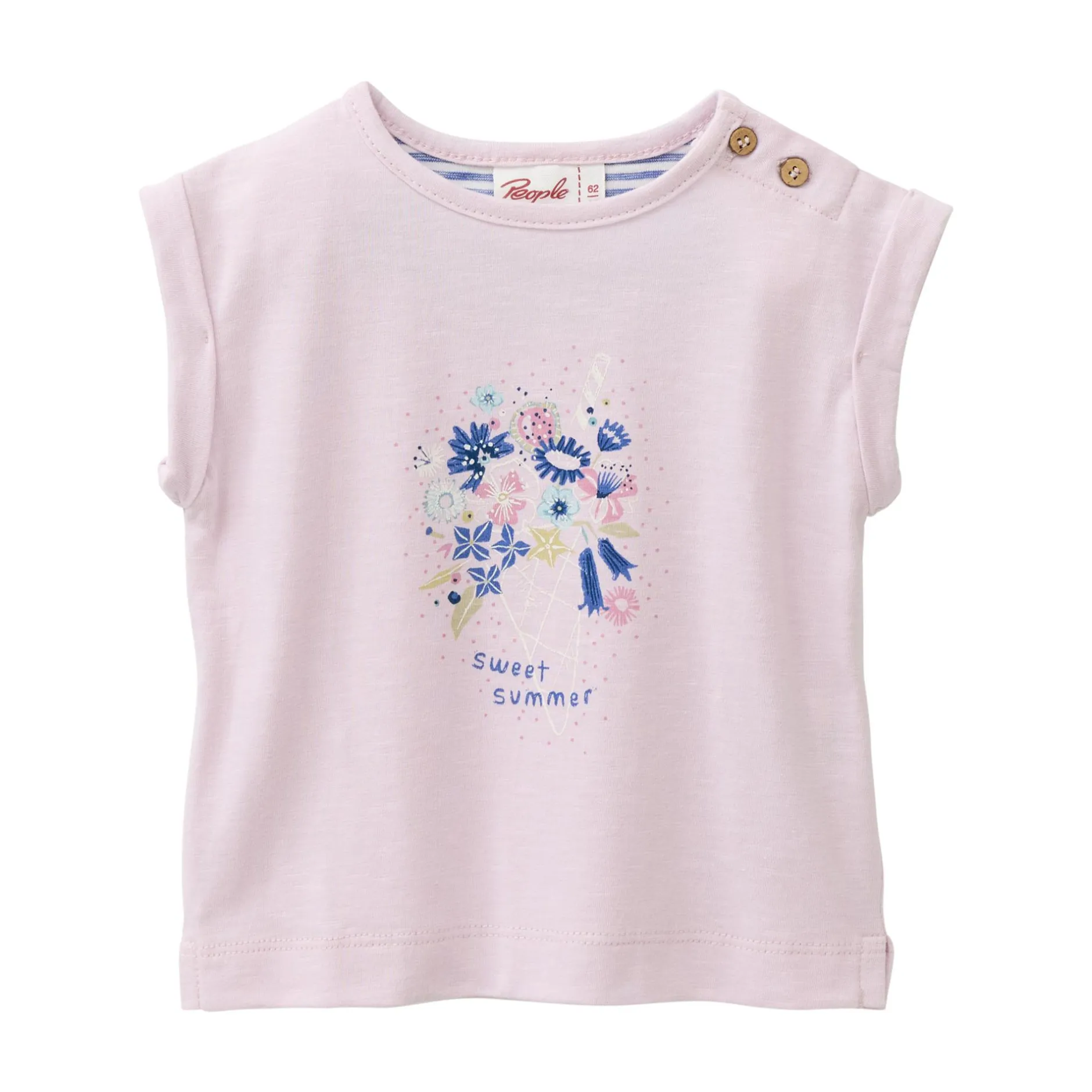 People Wear Organic T-Shirt Blumen* Oberteile
