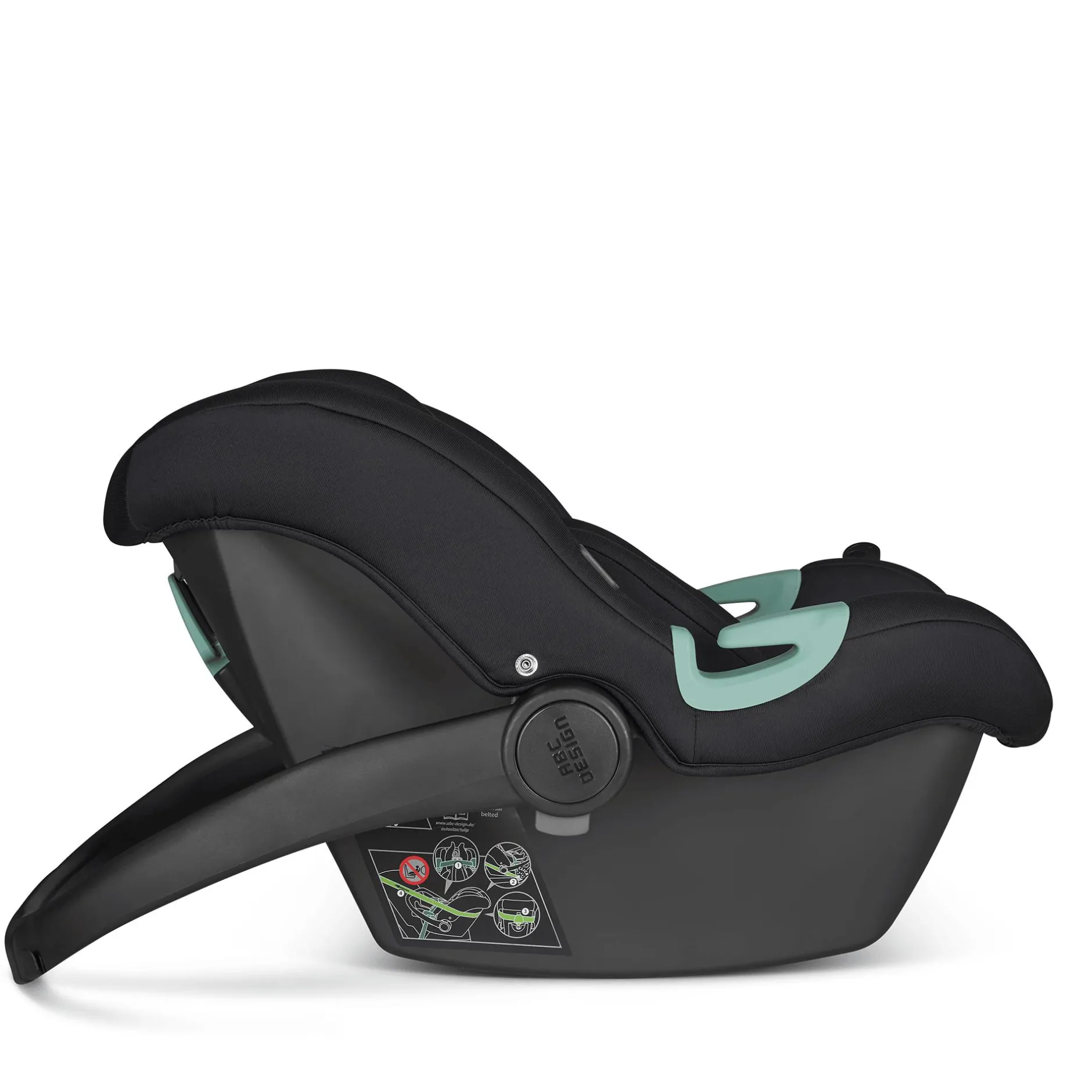 ABC DESIGN Tulip i-Size Black*Kinder Babyschalen 0-13 Kg, Gruppe 0+