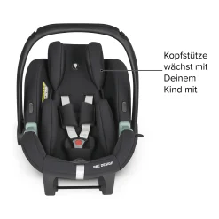 ABC DESIGN Tulip i-Size Black*Kinder Babyschalen 0-13 Kg, Gruppe 0+