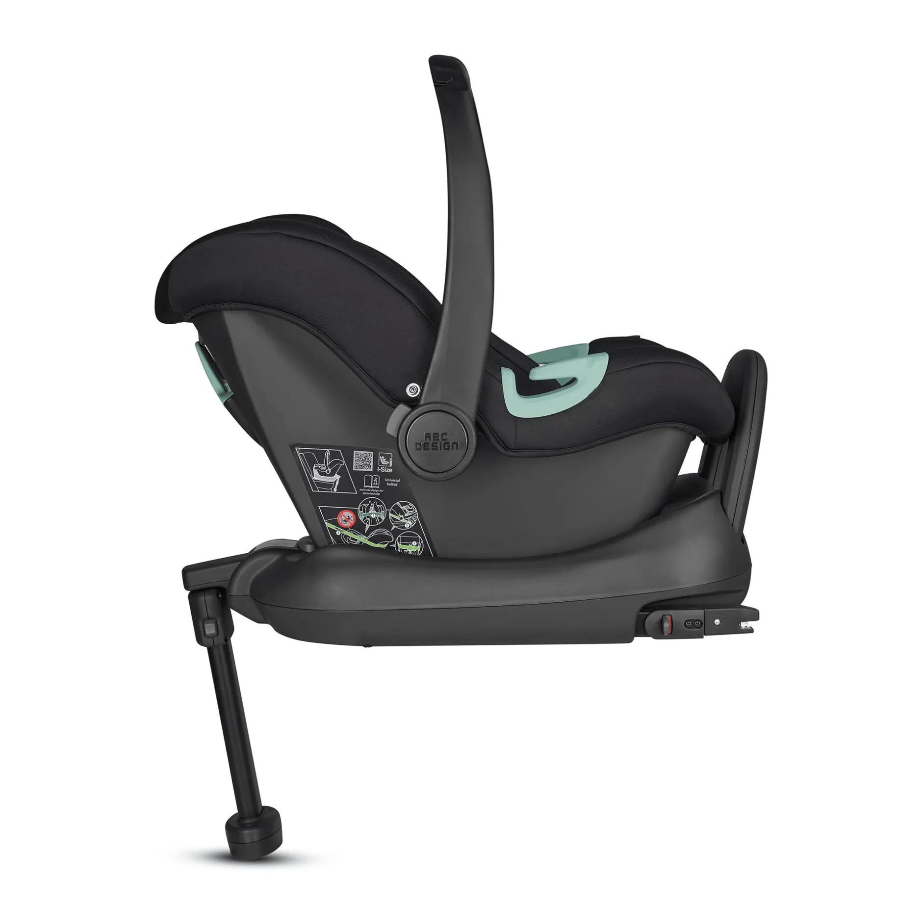 ABC DESIGN Tulip i-Size Black*Kinder Babyschalen 0-13 Kg, Gruppe 0+
