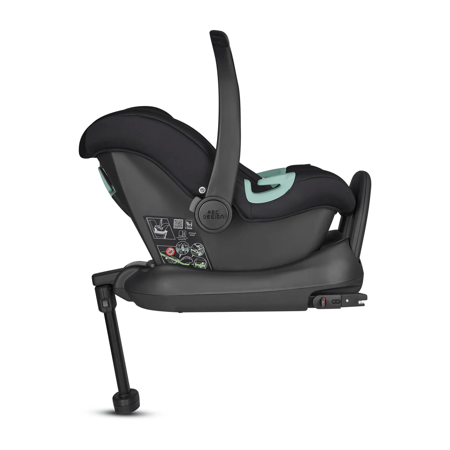 ABC DESIGN Tulip i-Size Graphite*Kinder Babyschalen 0-13 Kg, Gruppe 0+