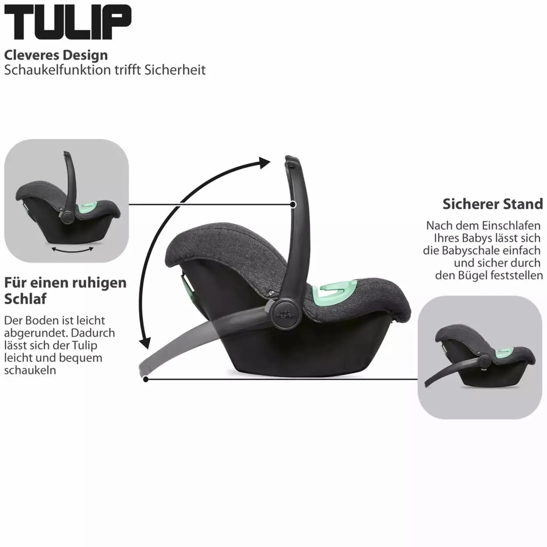 ABC DESIGN Tulip Street*Kinder Babyschalen 0-13 Kg, Gruppe 0+