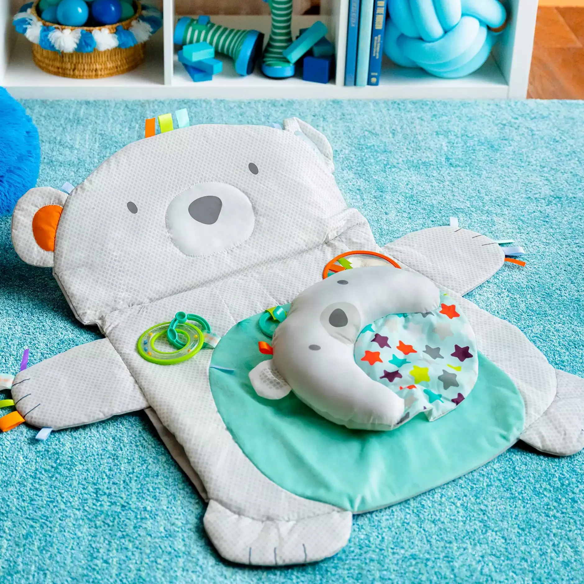 BrightStarts Tummy Time Prop & Play™* Krabbelspielzeug|Wassermatten