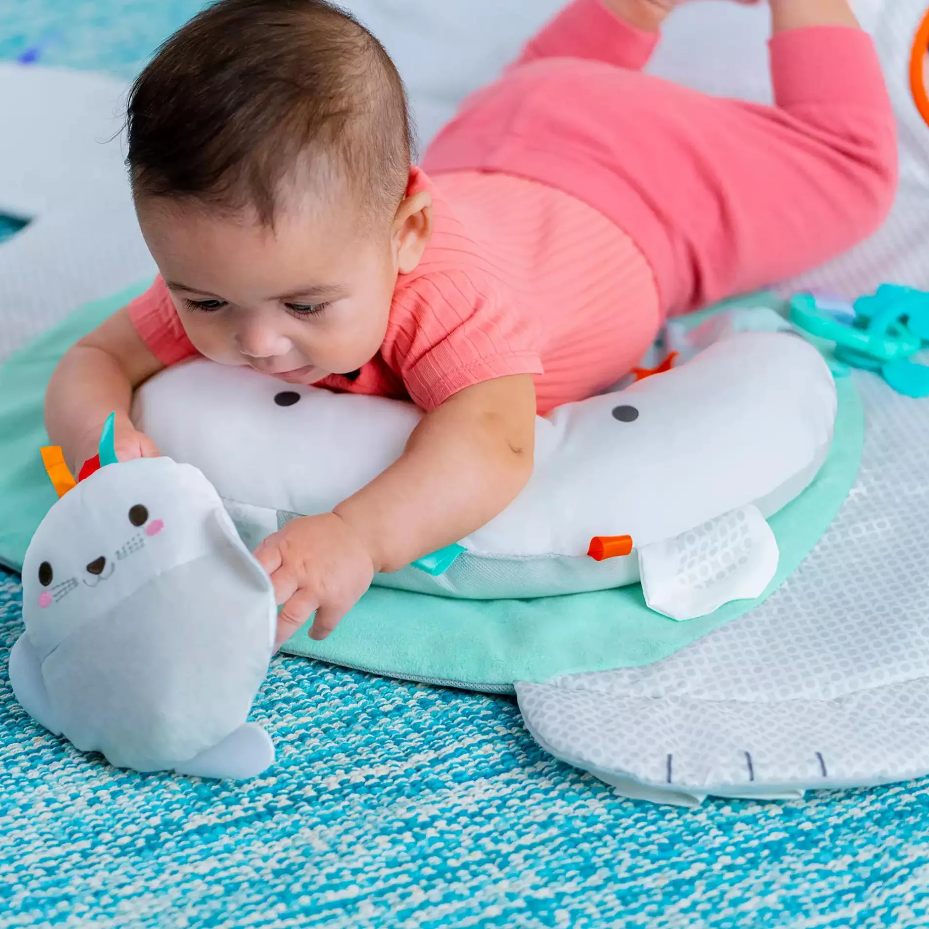 BrightStarts Tummy Time Prop & Play™* Krabbelspielzeug|Wassermatten