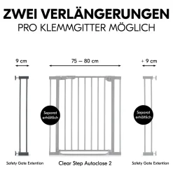 hauck Universal Verlängerung 9cm für Schutzgitter* Tür- & Treppenschutzgitter